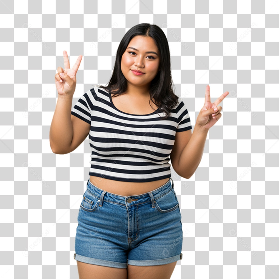 Mulher com Reações Pessoas PNG Transparente