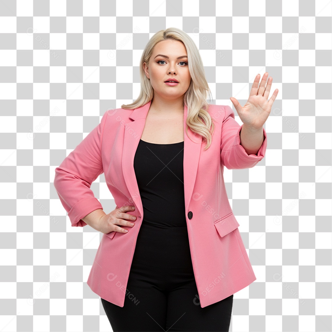 Mulher com Reações Pessoas PNG Transparente