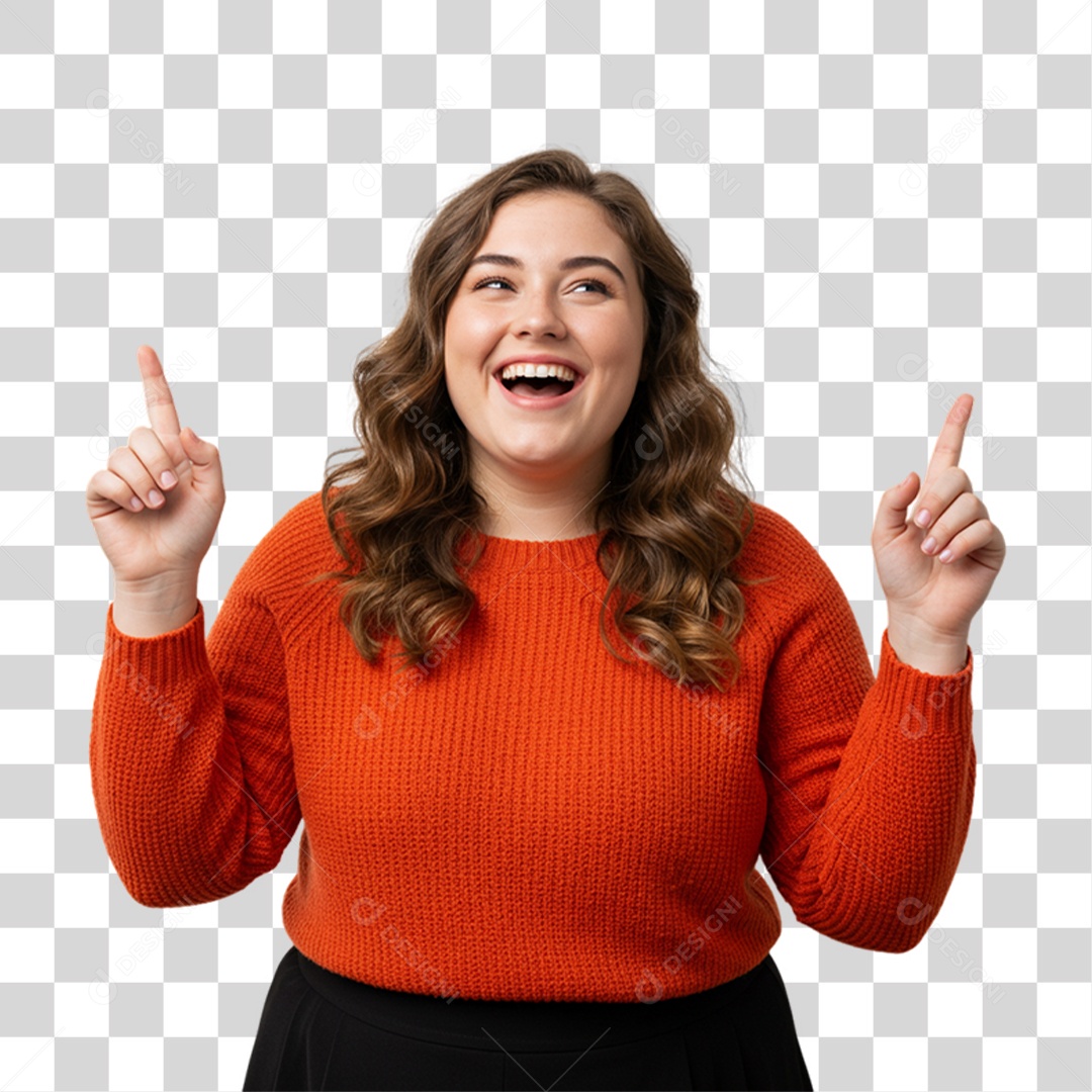 Mulher com Reações Pessoas PNG Transparente