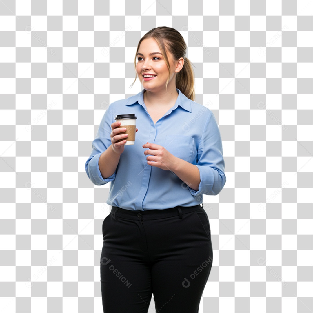 Mulher com Reações Pessoas PNG Transparente