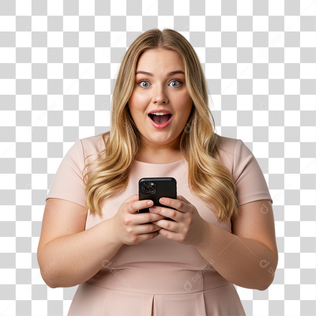 Mulher com Reações Pessoas PNG Transparente