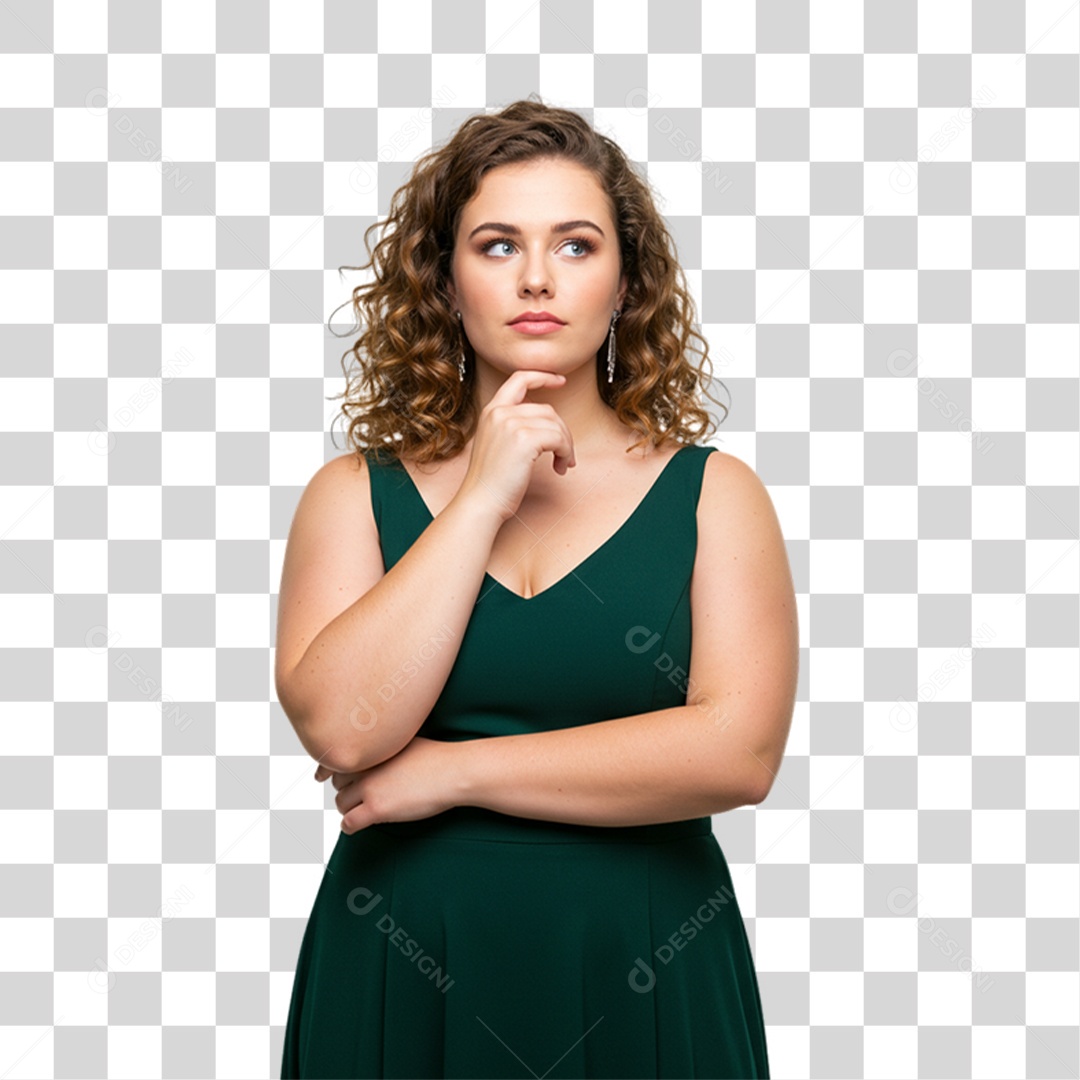 Mulher com Reações Pessoas PNG Transparente