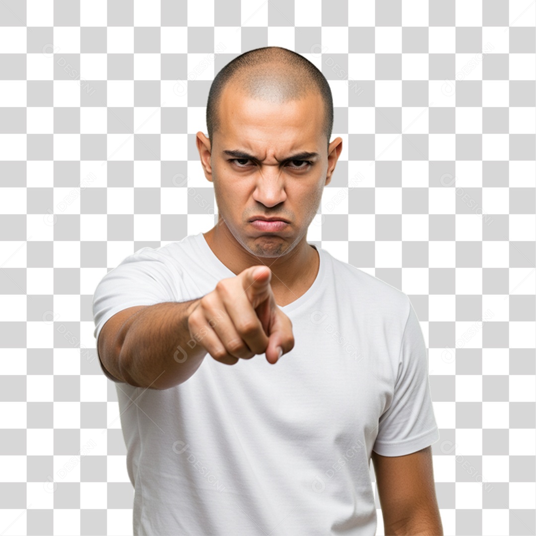 Homem com Reações Pessoas PNG Transparente