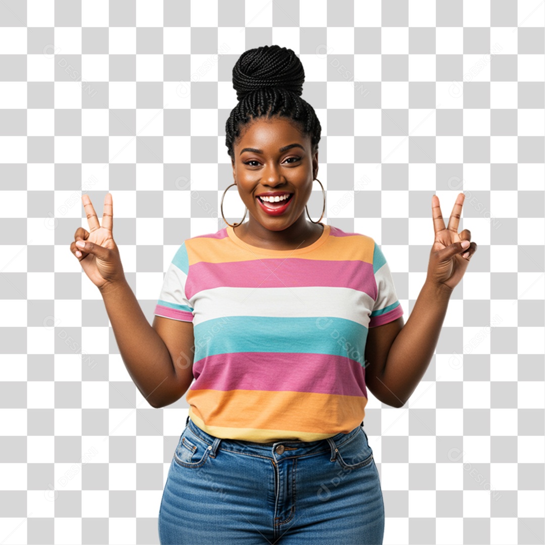 Mulher com Reações Pessoas PNG Transparente