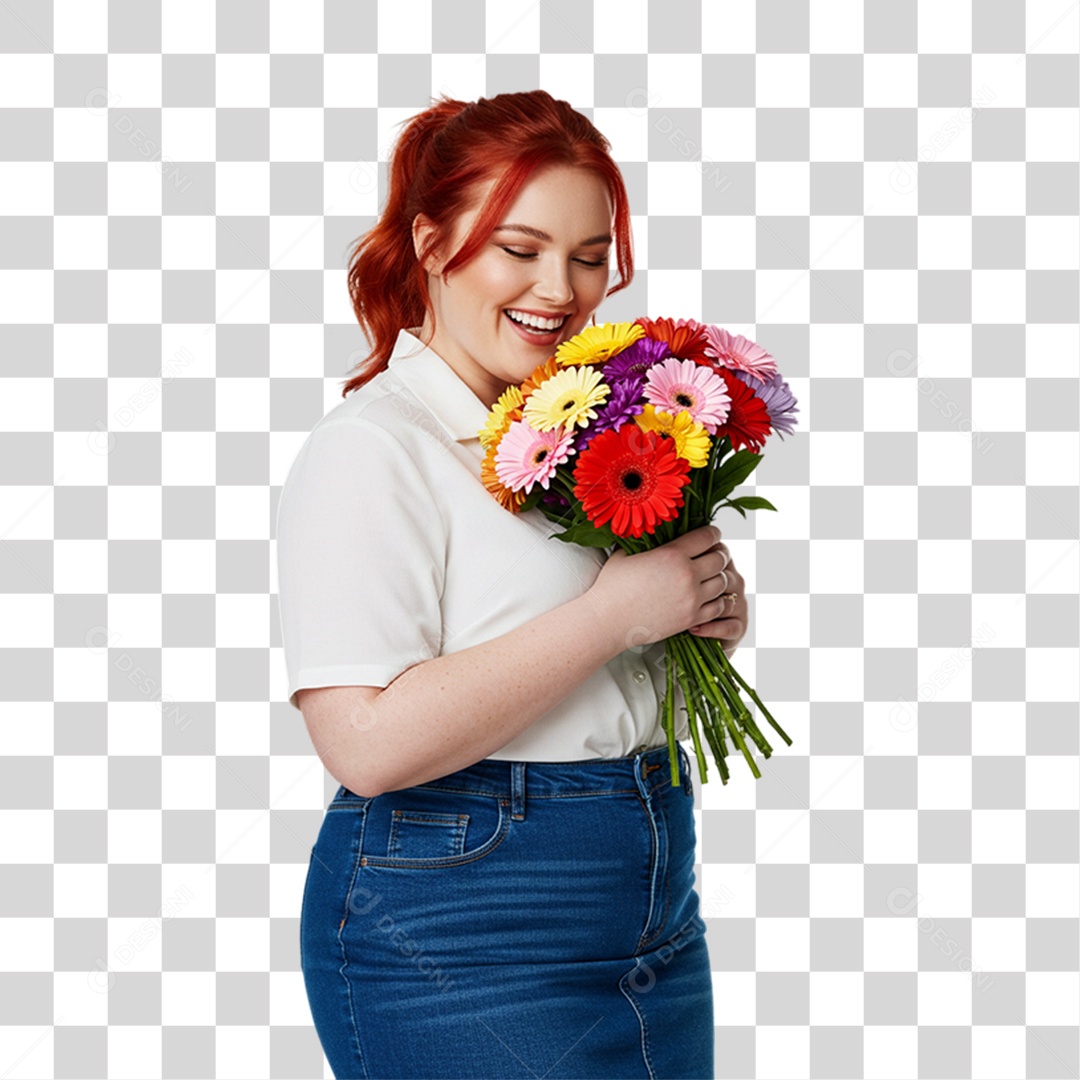 Mulher com Reações Pessoas PNG Transparente