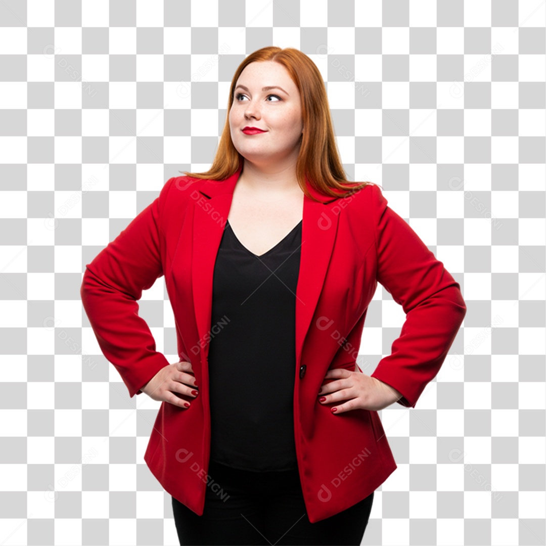 Mulher com Reações Pessoas PNG Transparente