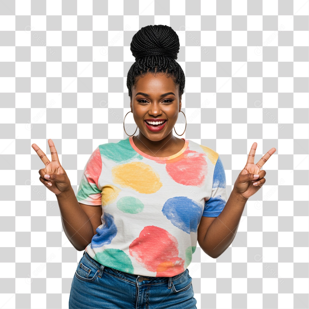 Mulher com Reações Pessoas PNG Transparente