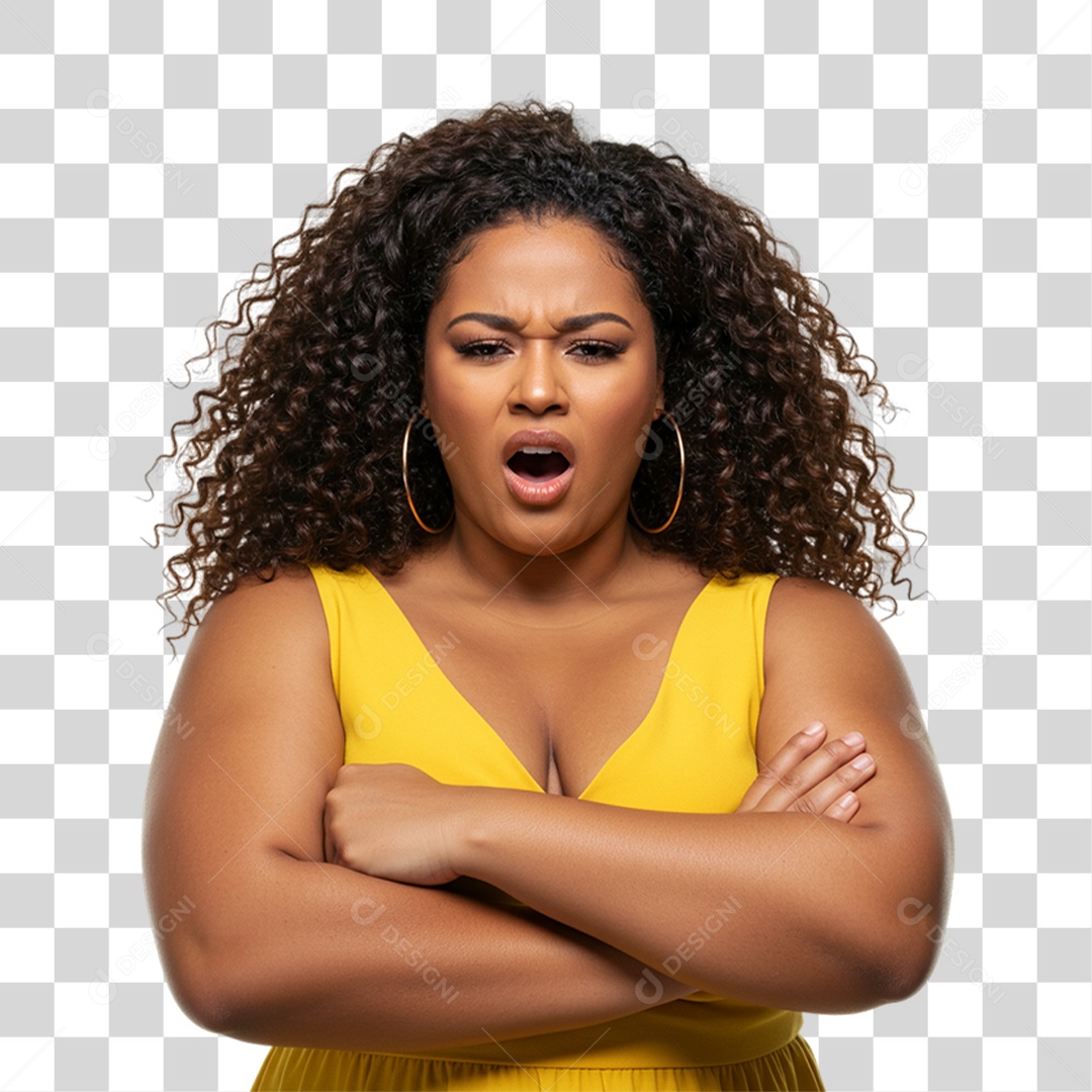 Mulher com Reações Pessoas PNG Transparente