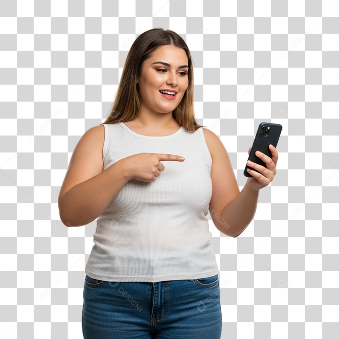 Mulher com Reações Pessoas PNG Transparente