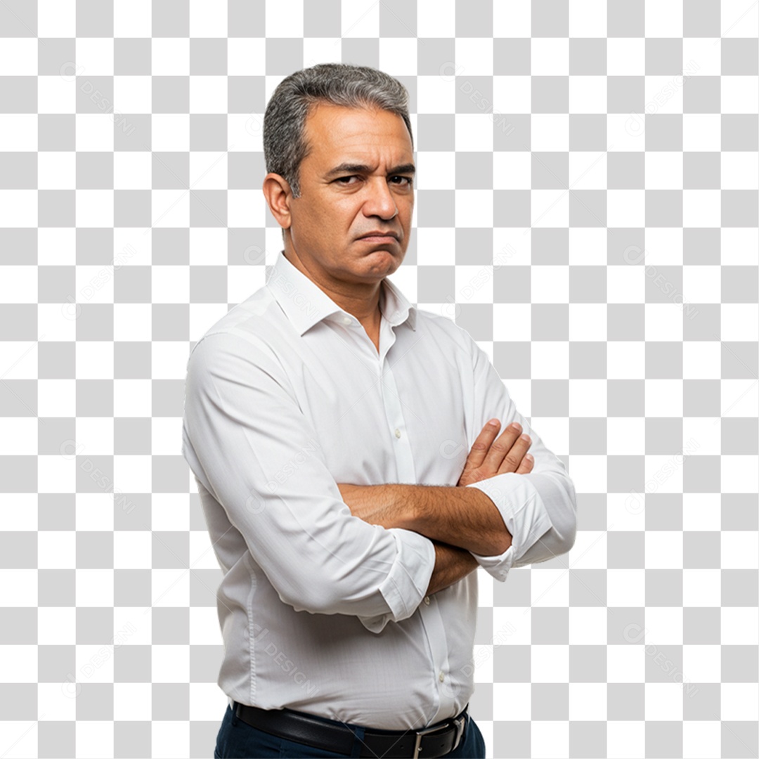 Homem com Reações Pessoas PNG Transparente