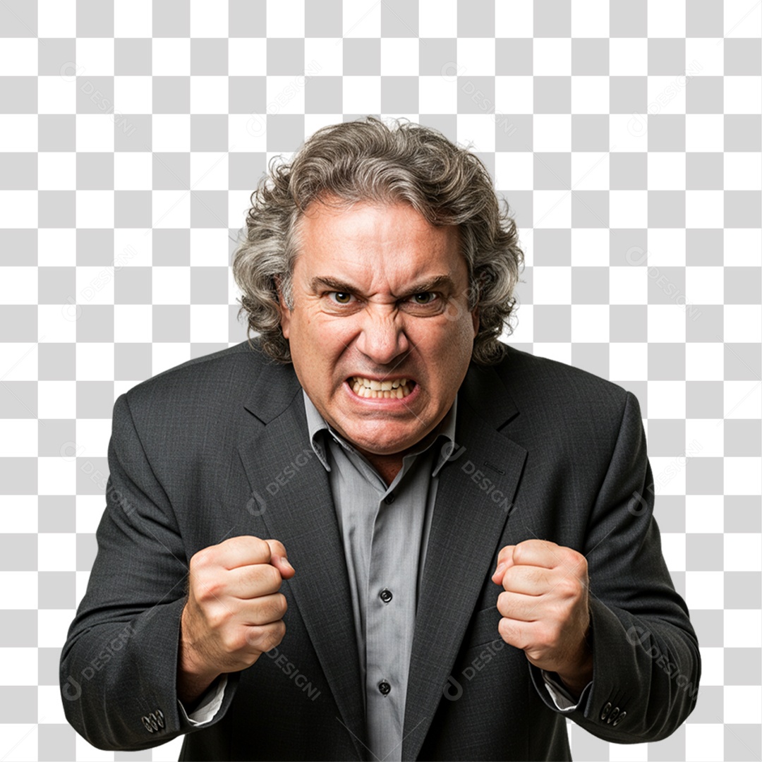 Homem com Reações Pessoas PNG Transparente