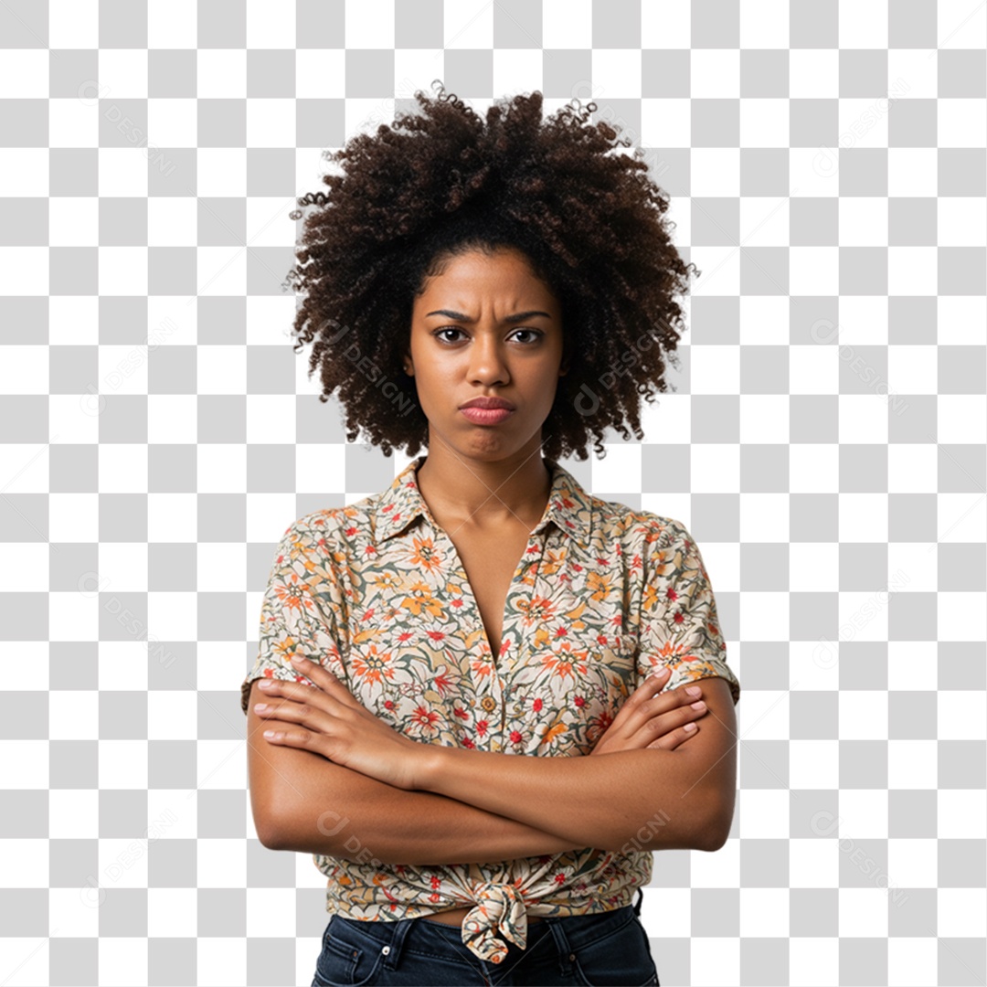 Mulher com Reações Pessoas PNG Transparente