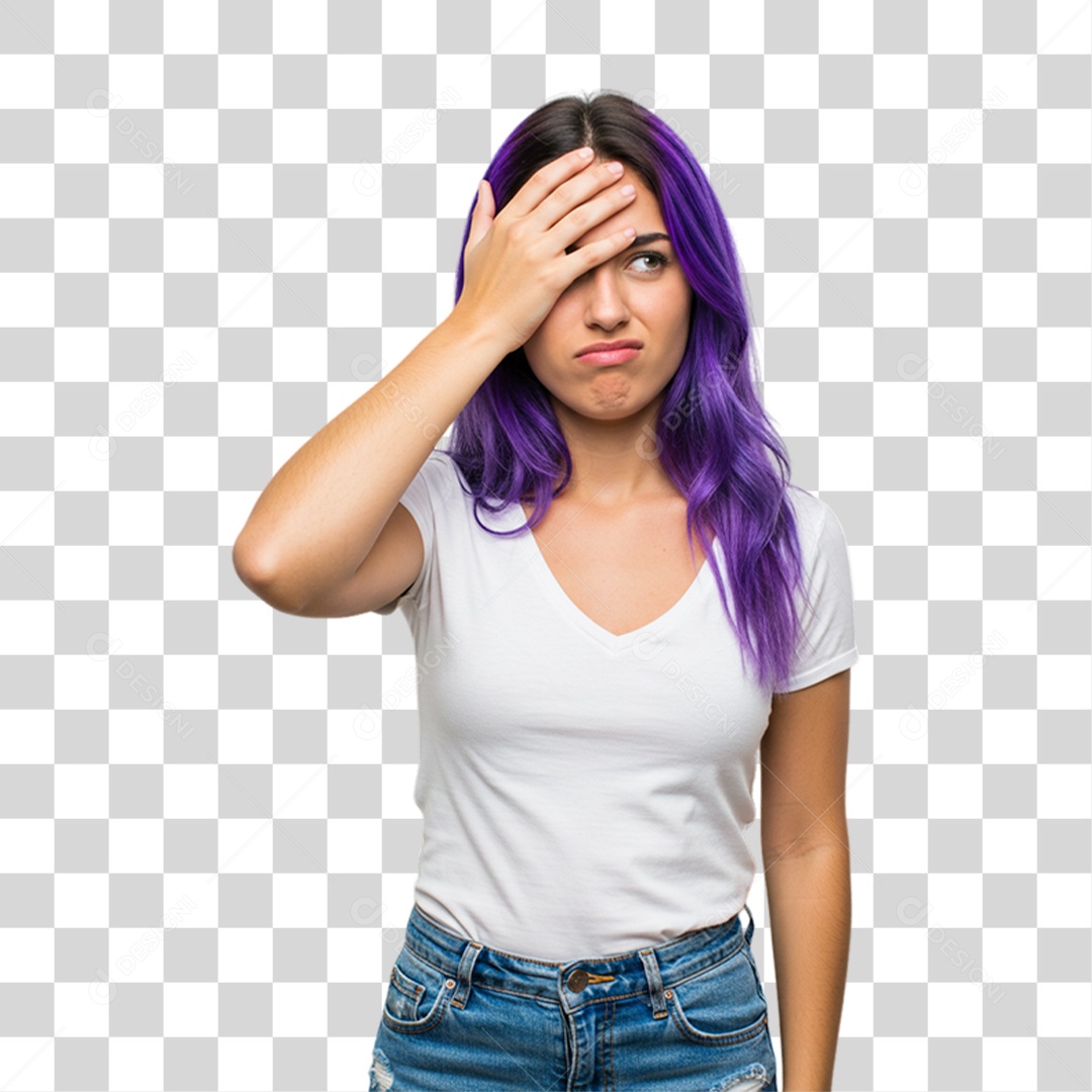 Mulher com Reações Pessoas PNG Transparente