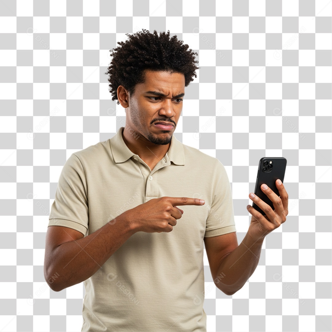 Homem com Reações Pessoas PNG Transparente