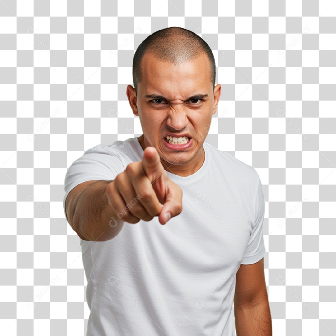 Homem com Reações Pessoas PNG Transparente