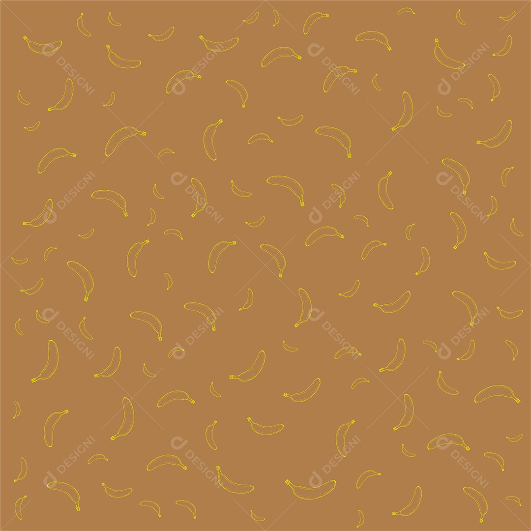 Fundo de Banana Ilustração Vetor EPS