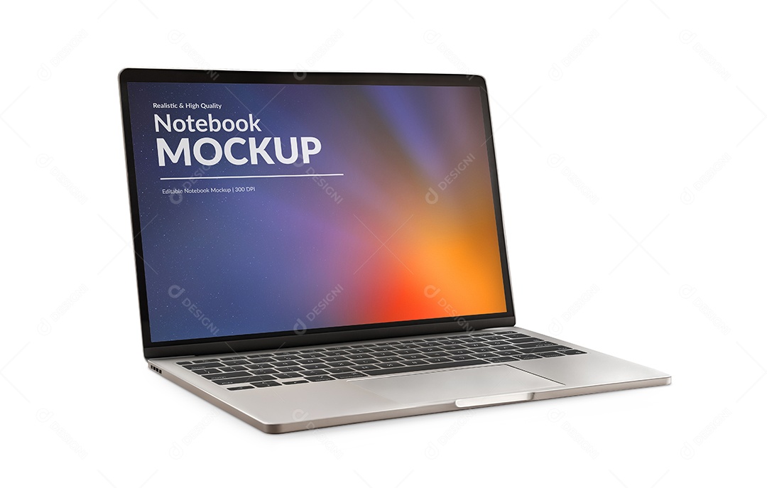 Mockup de Notebook PSD Editável
