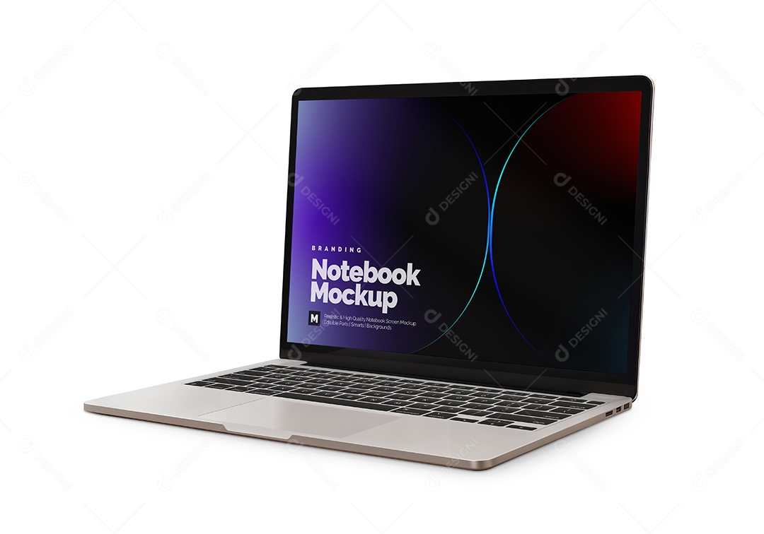 Mockup de Notebook PSD Editável