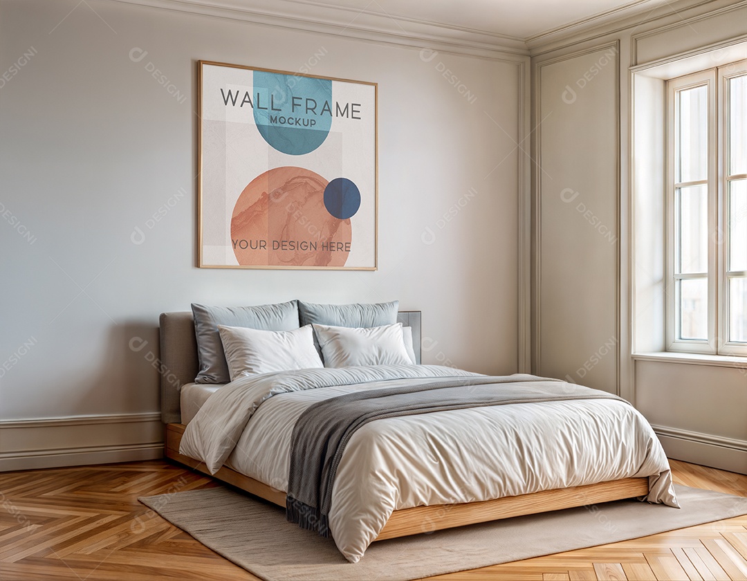 Mockup Galeria de Arte PSD Editável