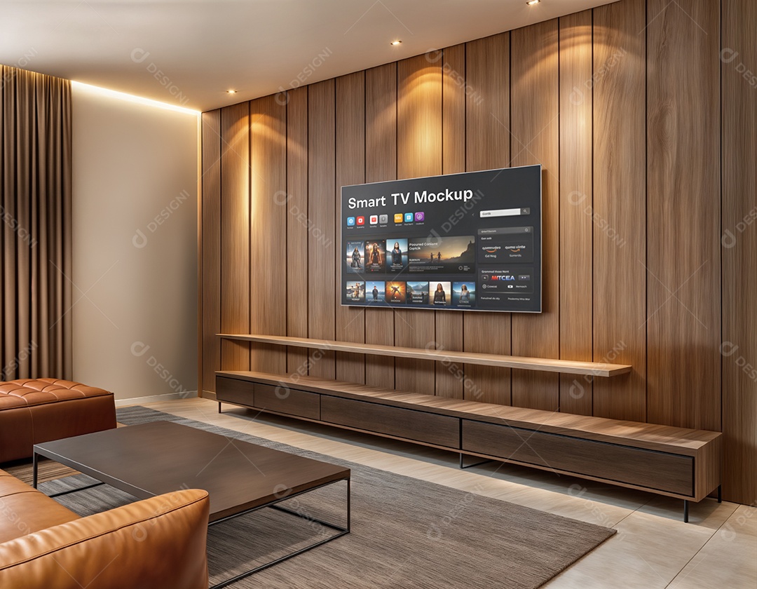 Mockup Televisão Smart PSD Editável