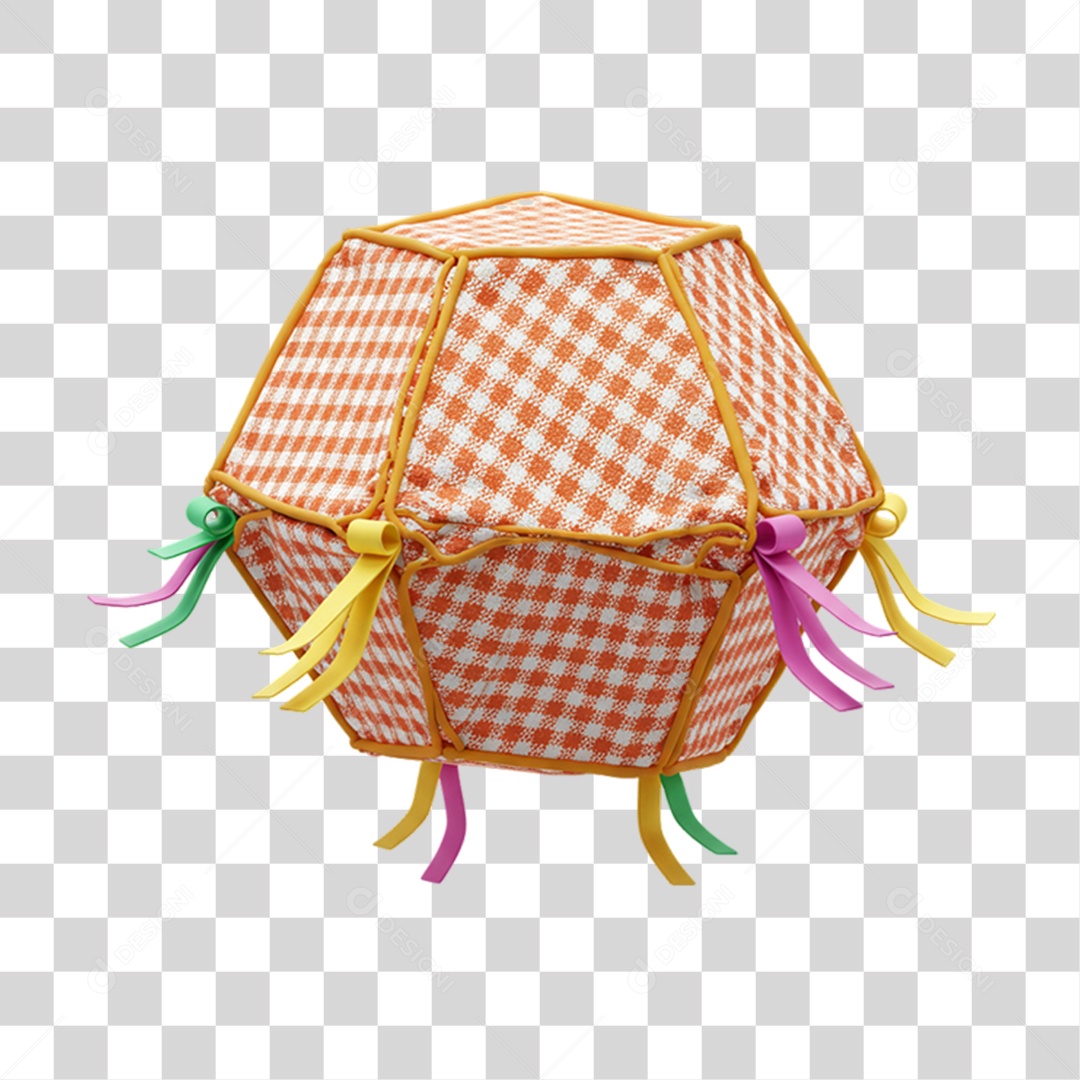 Balão Festa Junina PNG Transparente