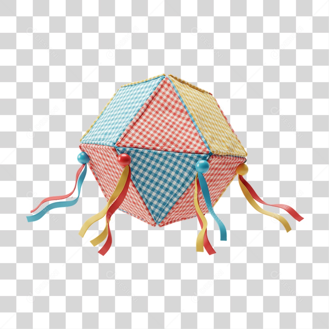 Balão Festa Junina PNG Transparente