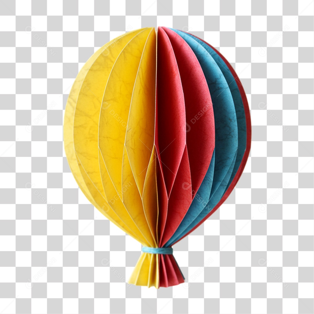 Balão Enfeite de Festa Junina PNG Transparente