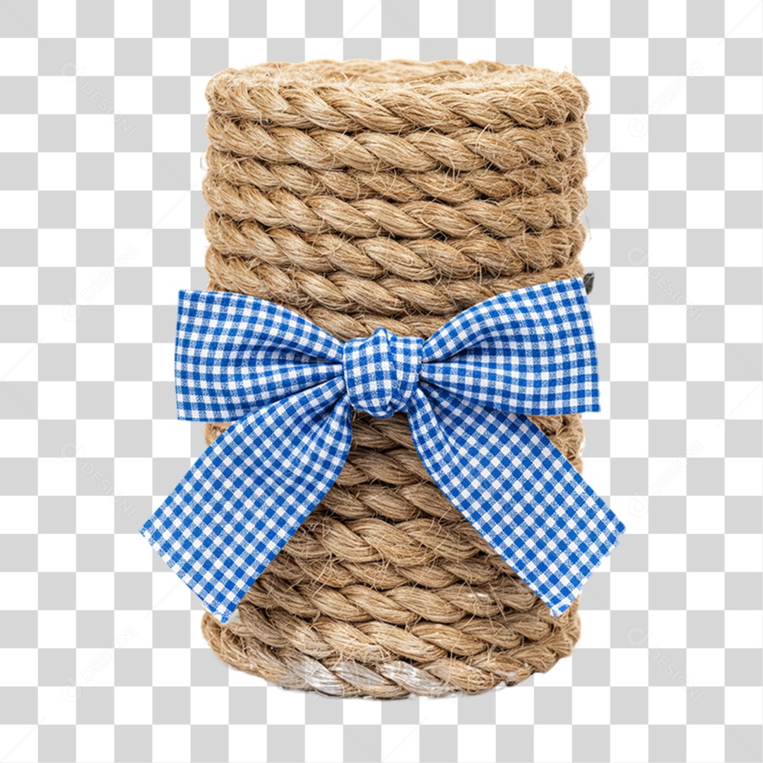 Rolo de Cordas Enfeite de Festa Junina PNG Transparente