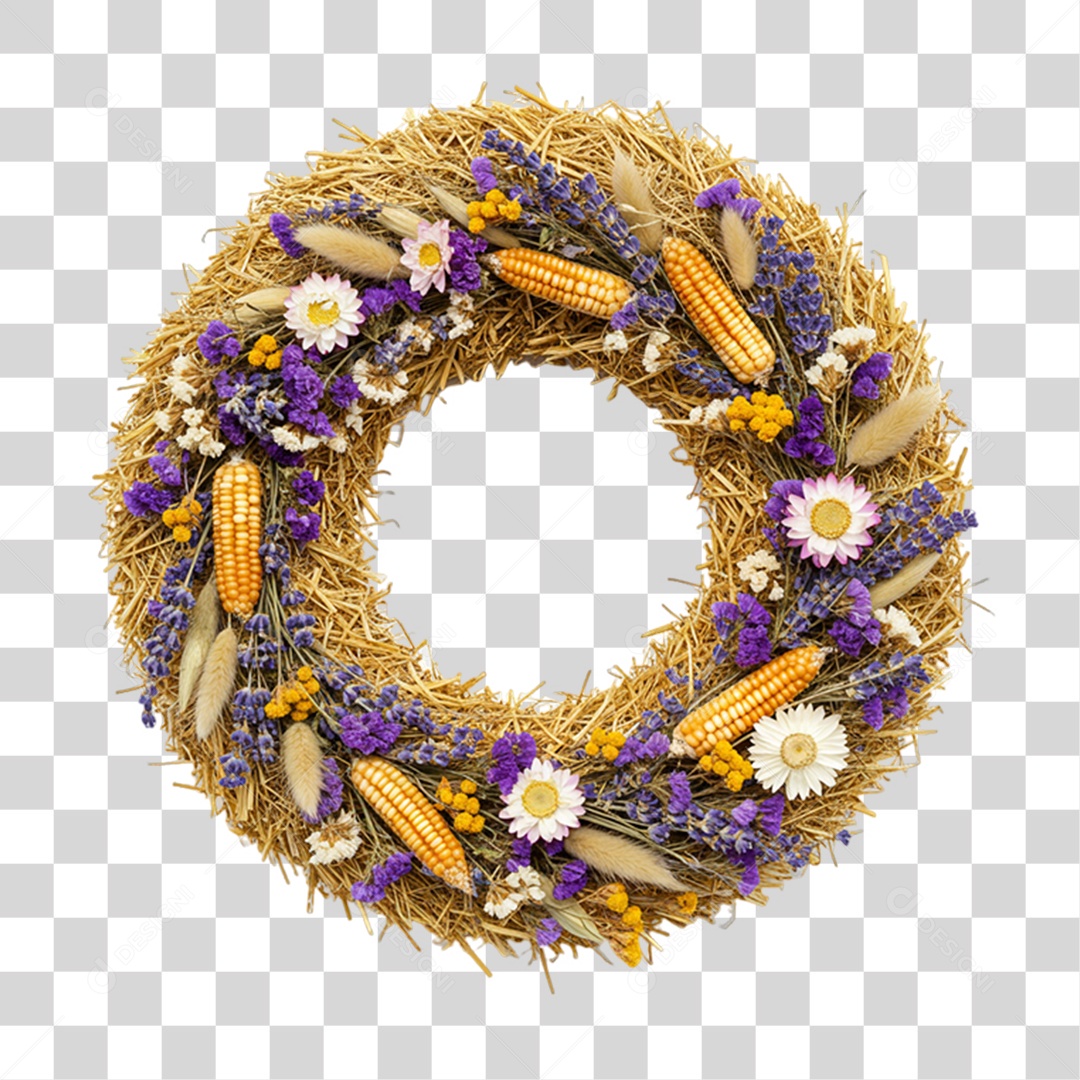 Guirlanda Enfeite de Festa Junina PNG Transparente