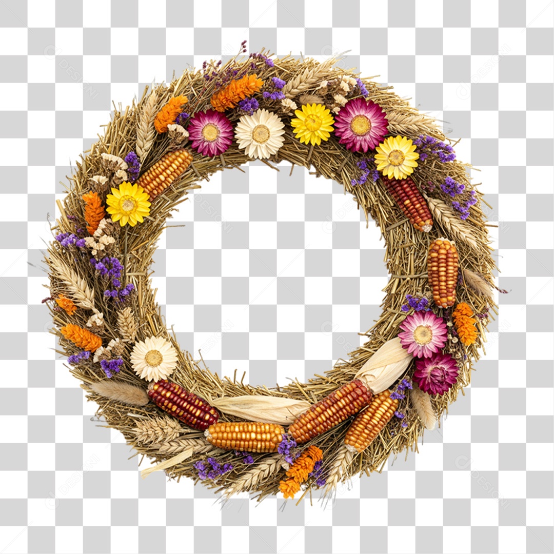 Guirlanda Enfeite de Festa Junina PNG Transparente