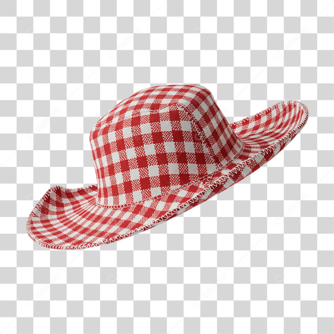 Chapéu Enfeite de Festa Junina PNG Transparente