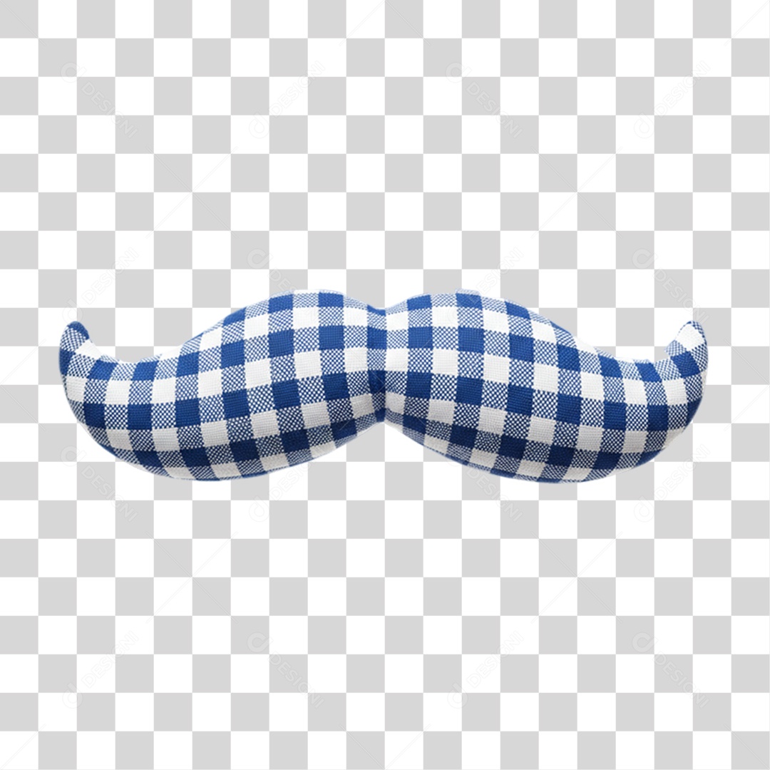 Bigode Enfeite de Festa Junina PNG Transparente