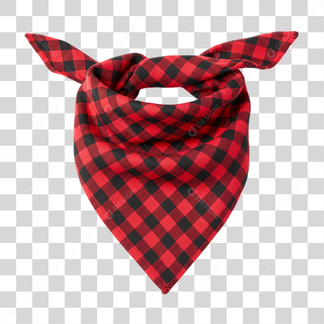 Bandana Enfeite de Festa Junina PNG Transparente