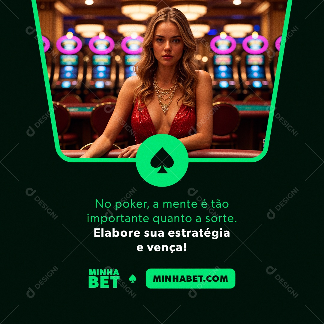 Cassino Elabore Sua Estrátegia e Vença Social Media PSD Editável