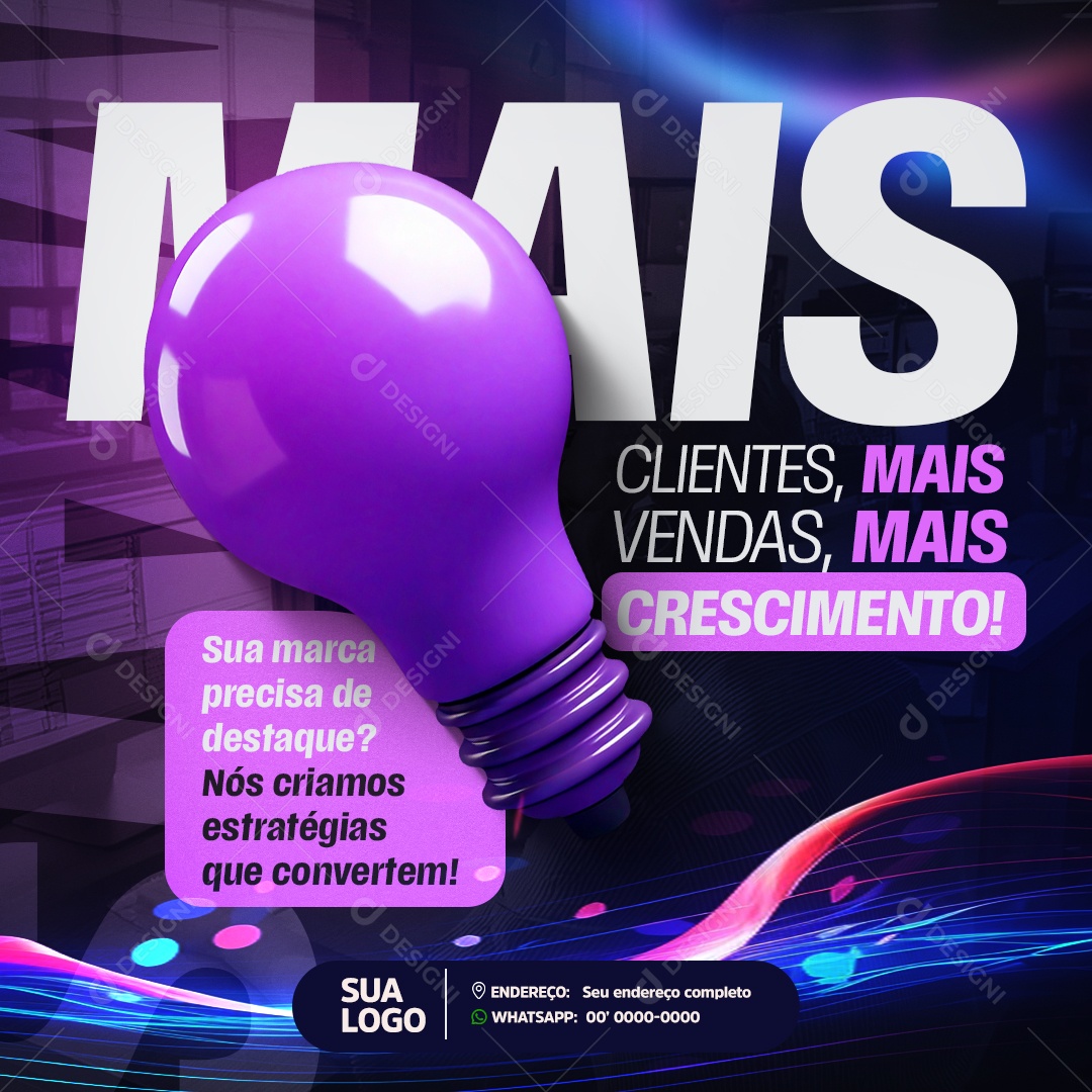 Designer Gráfico Social Media PSD Editável