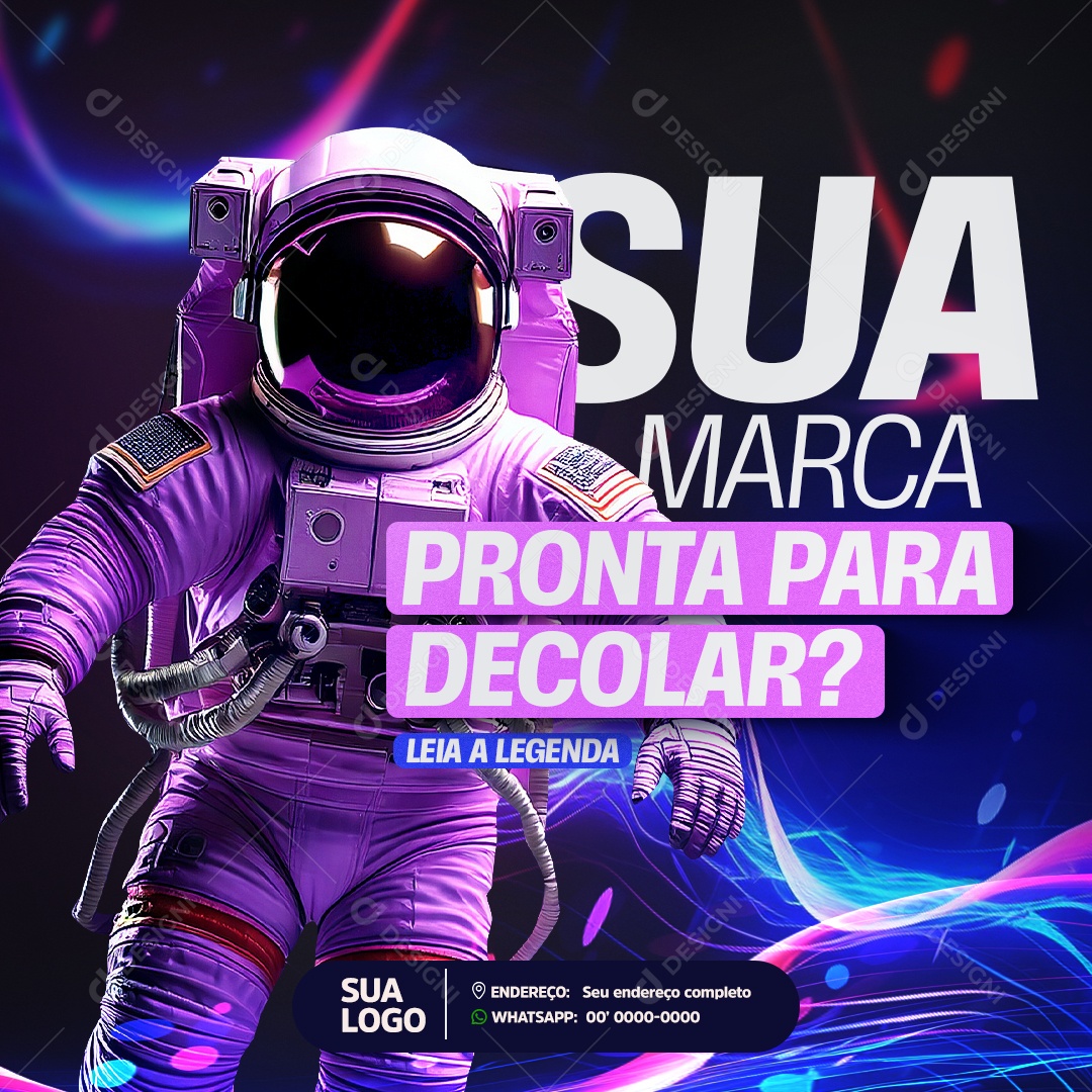 Designer Gráfico Social Media PSD Editável