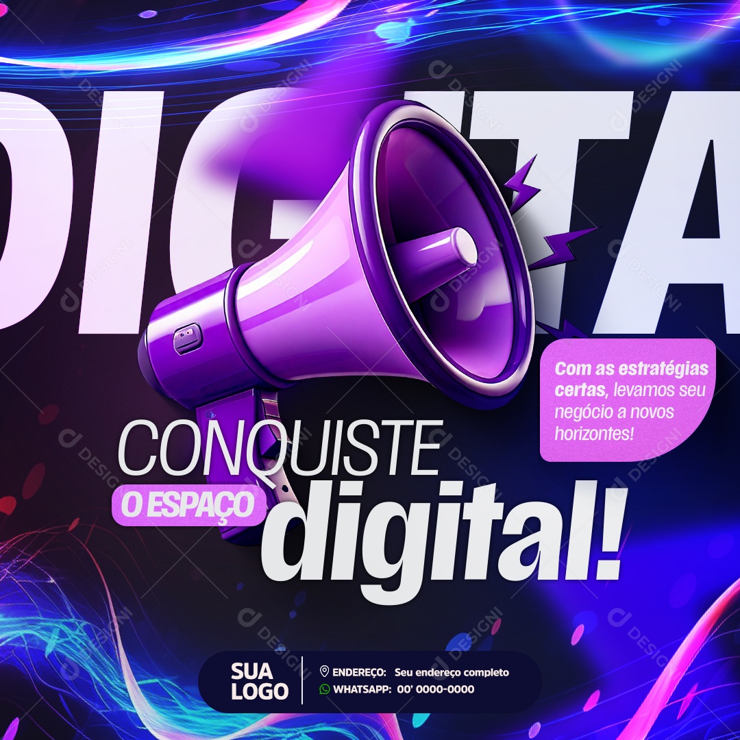 Designer Gráfico Social Media PSD Editável