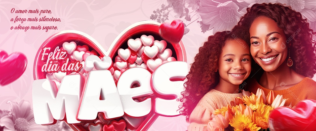 Feliz Dia das Mães 11 de Maio Social Media PSD Editável