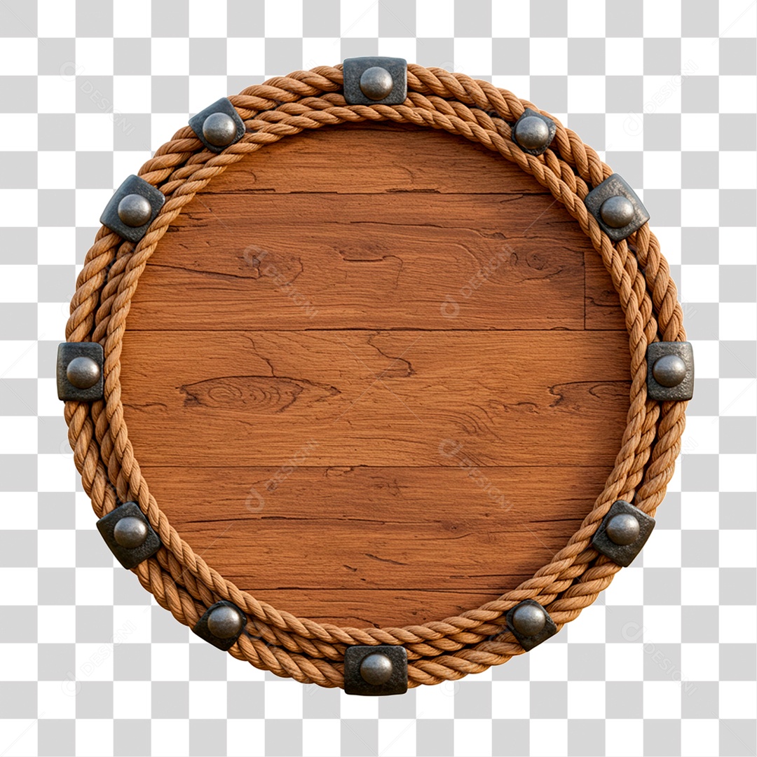 Painel de Madeira PNG Transparente