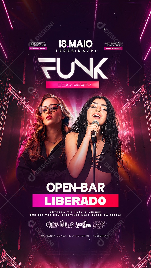 Story Flyer Próximos Shows Social Media PSD Editável