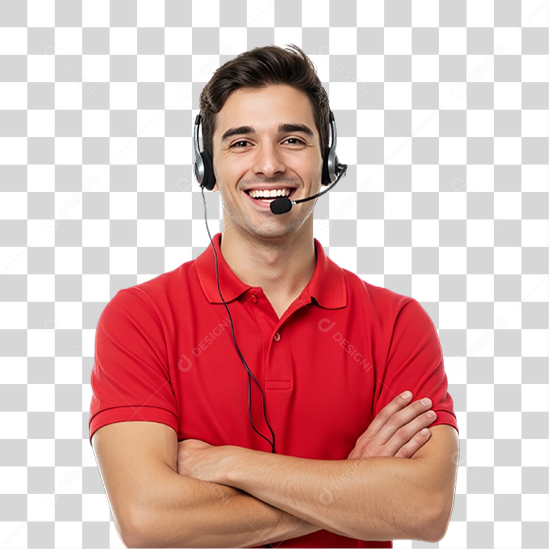 Dia do Trabalhador Homem com Uniforme de Trabalho PNG Transparente