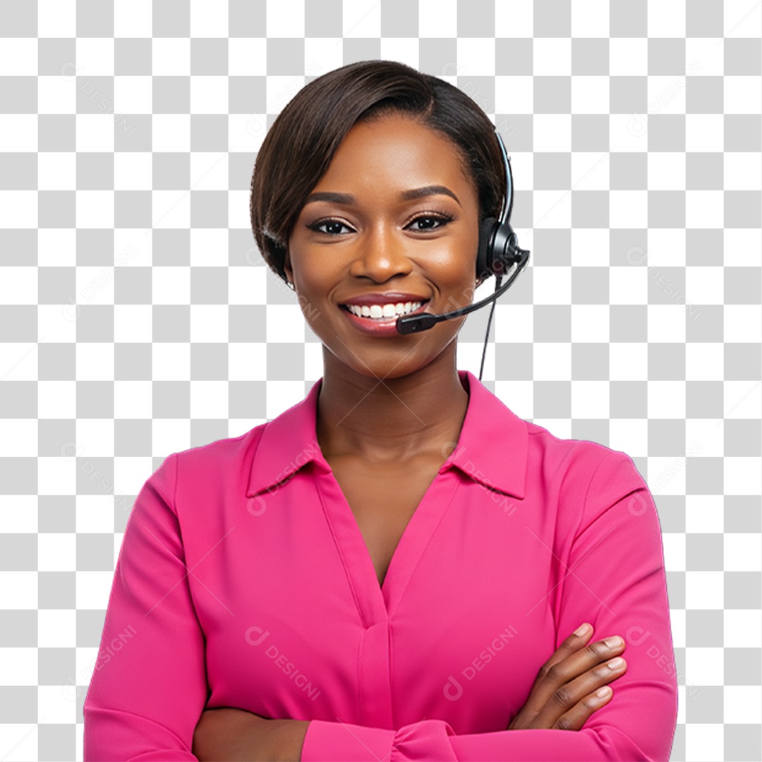 Dia do Trabalhador Mulher com Uniforme de Trabalho PNG Transparente