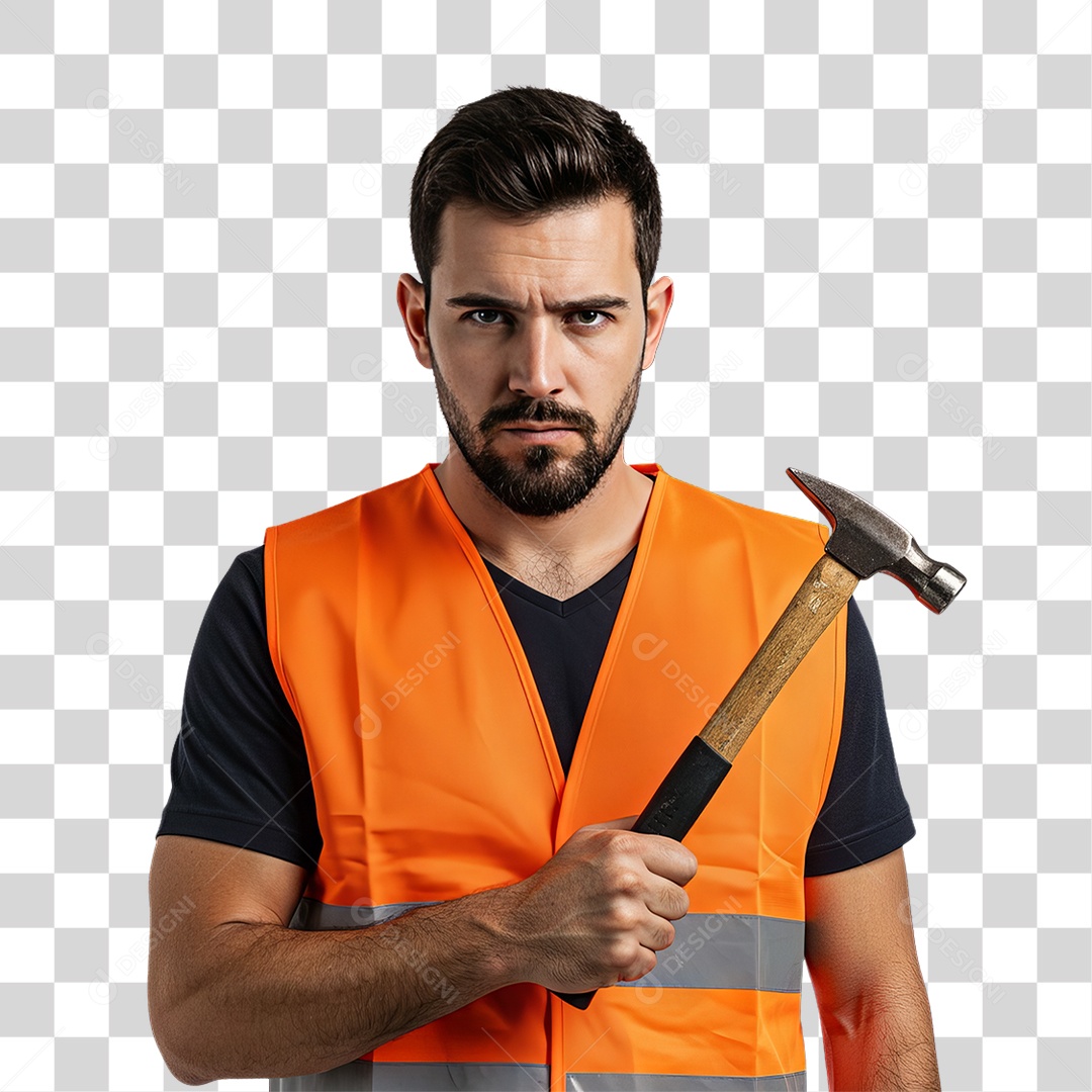 Dia do Trabalhador Homem Uniforme de Trabalho PNG Transparente