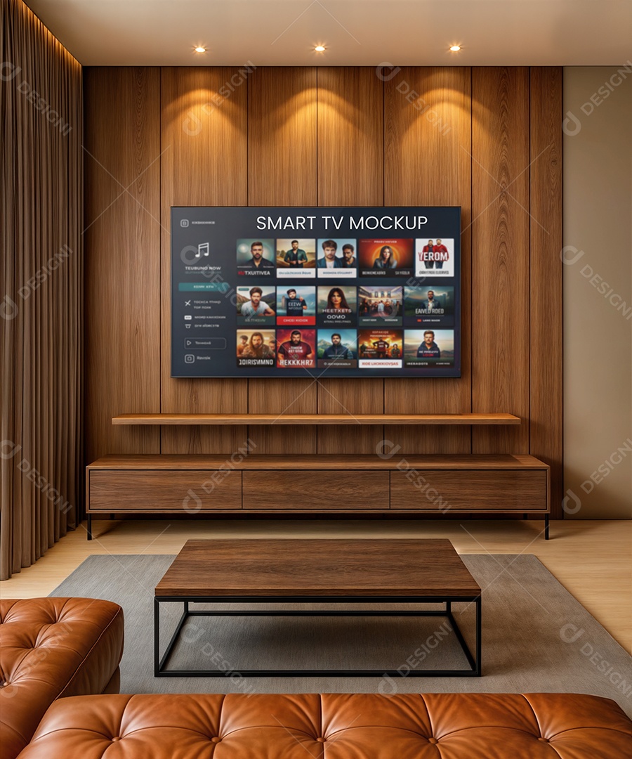 Mockup Televisão Smart PSD Editável