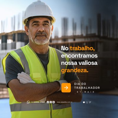 Dia Do Trabalhador 01 de Maio Social Media PSD Editável