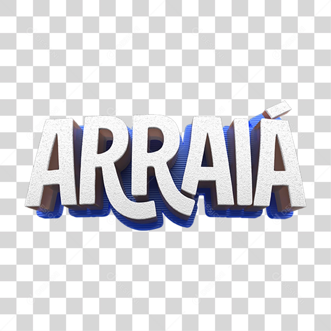 Selo 3D Arraiá PNG Transparente