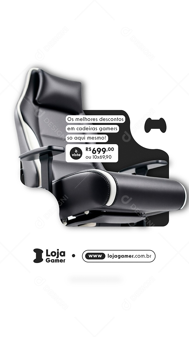 Story Loja Gamer Os Melhores Descontos Social Media PSD Editável