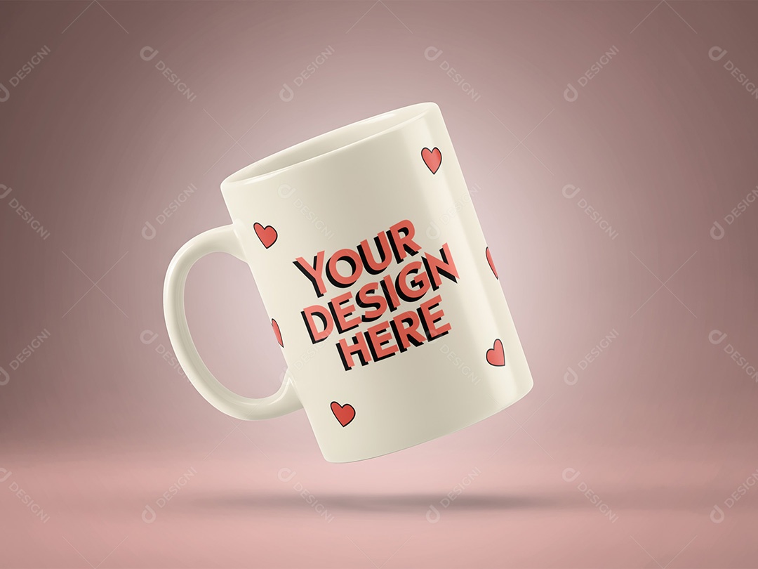 Caneca Mockup PSD Editável