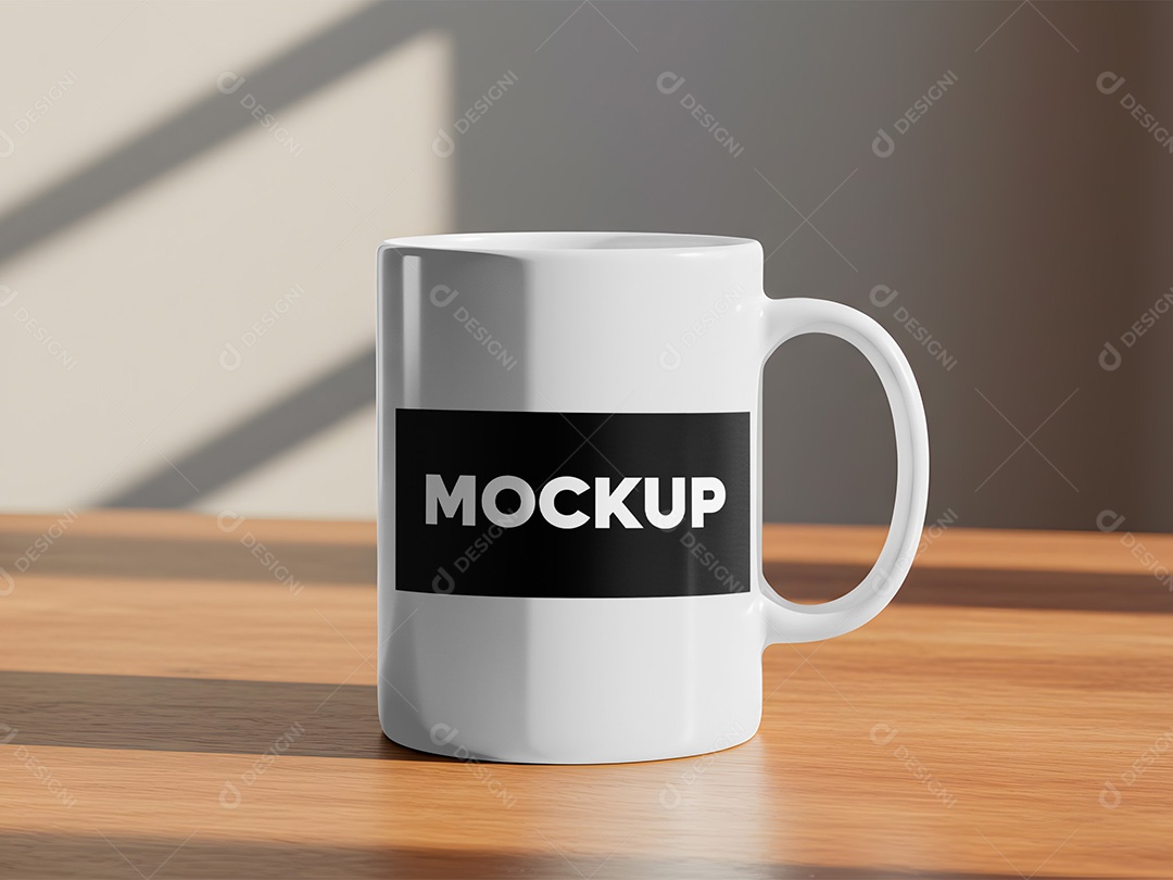 Caneca Mockup PSD Editável