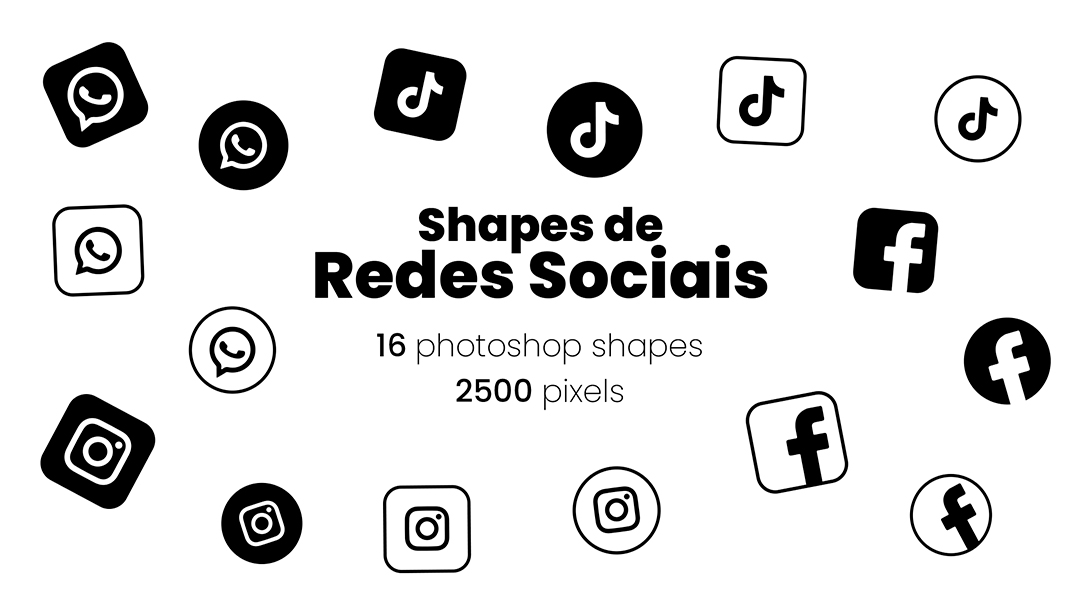 Redes Sociais Shapes CSH